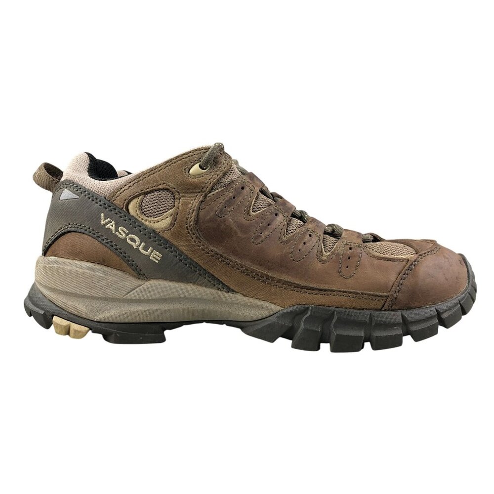 Vasque Women's Size 9m Brown Mantra Low Leather Vibram Sole Lace-Up Hiking Shoes